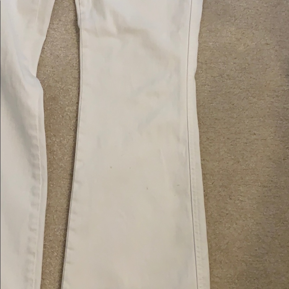 White A Pocket Boot-leg 7 For All Mankind Jeans - Picture 7 of 8